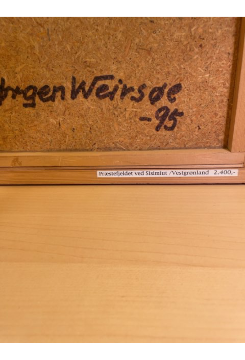 Maleri af Jørgen Weirsøe